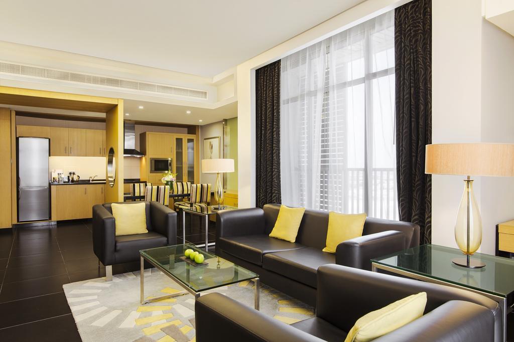Hala Arjaan By Rotana, Deluxe Hotel Apartments Abu Dhabi Ngoại thất bức ảnh
